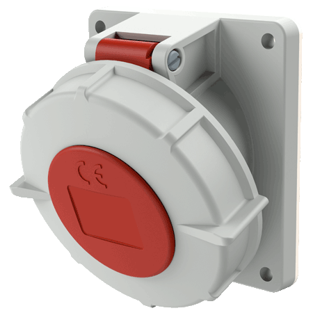 PANEL MOUNTED SOCKET WITH TWINCONTACT