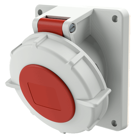 PANEL MOUNTED SOCKET WITH TWINCONTACT